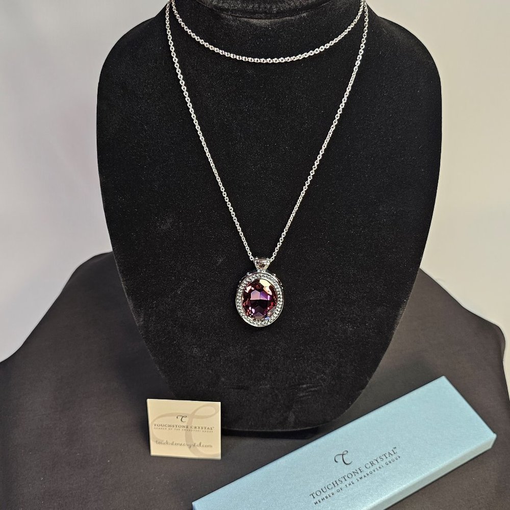 Looking Glass Pendant - Touchstone Crystal by Swarovski